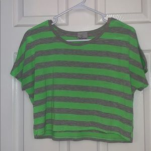 Striped crop top